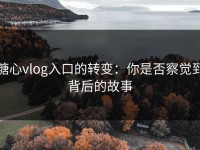 糖心vlog入口的转变：你是否察觉到背后的故事