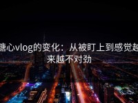 糖心vlog的变化：从被盯上到感觉越来越不对劲
