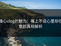 糖心vlog的魅力：嘴上不说心里却在意的真相解析
