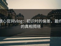 糖心官网vlog：初识时的偏差，最终的真相揭晓