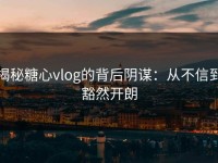揭秘糖心vlog的背后阴谋：从不信到豁然开朗
