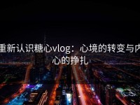 重新认识糖心vlog：心境的转变与内心的挣扎